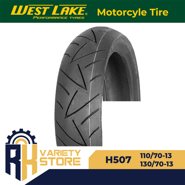 Westlake Motorcycle Tubeless Tires H507 130/70-13 110/70-13 China Scooter (TIRE only)