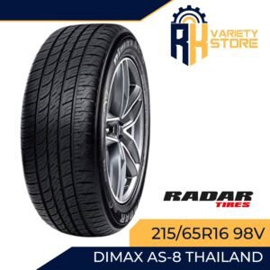RADAR THAILAND 215/65R16 98V DIMAX AS-8 PASSENGER TIRES