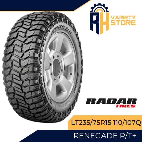 RADAR LT235/75R15 110/107Q RENEGADE RUGGED TERRAIN TIRES CHINA 235/75R15 RT
