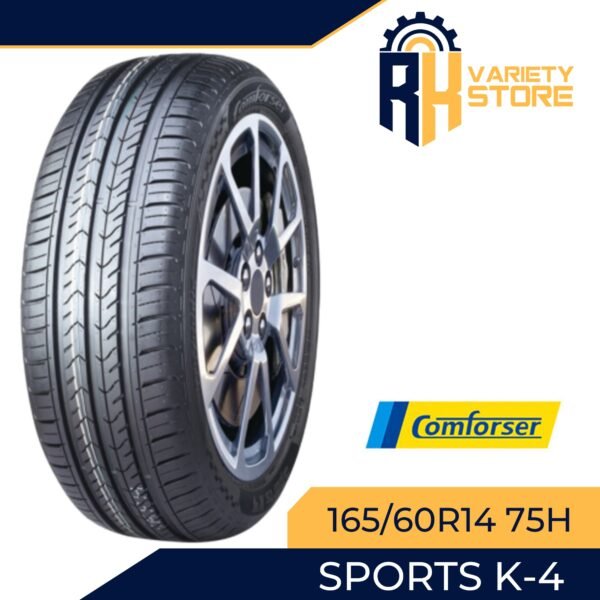 COMFORSER 165/60R14 75H SPORTS K-4 PASSENGER TIRE