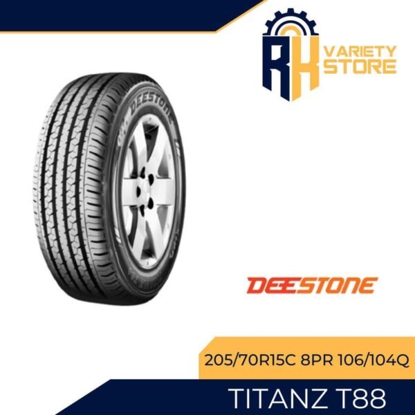 DEESTONE THAILAND 205/70R15C 8PR 106/104Q TITANZ T88 COMMERCIAL TIRE