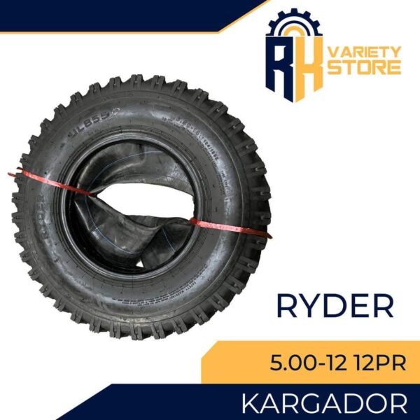 RYDER BRAND 5.00-12 12PR KARGADOR TIRES (WITH TUBE) 500-12