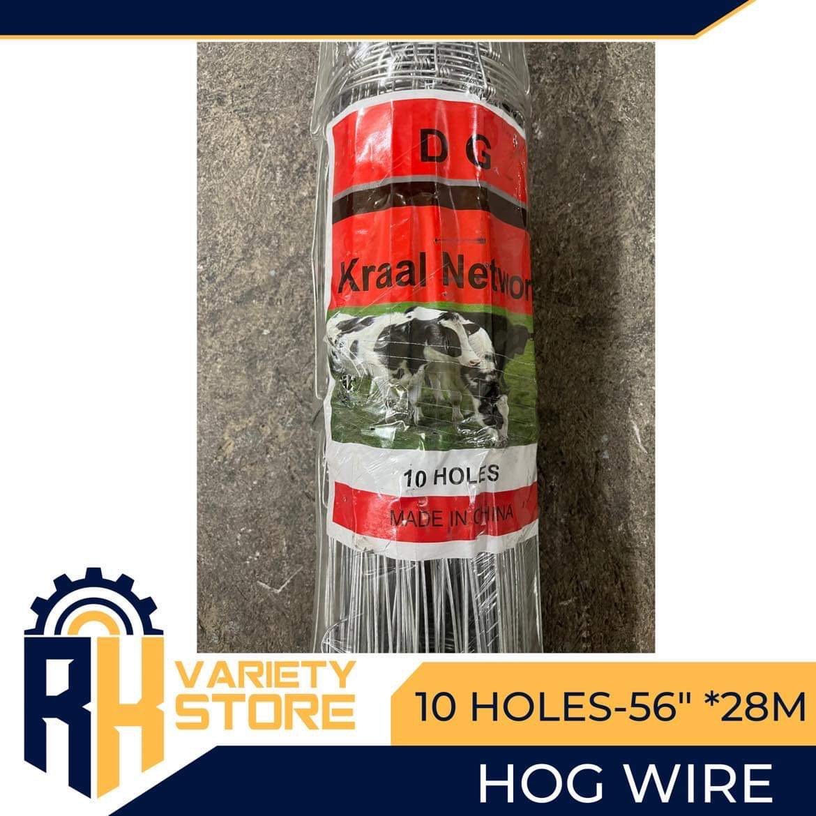 HOG WIRE/GOAT FENCING/GOAT WIRE/ FARM WIRE SIZE (SOLD PER ROLL) 7 Holes 8 Holes 9 Holes 10 Holes