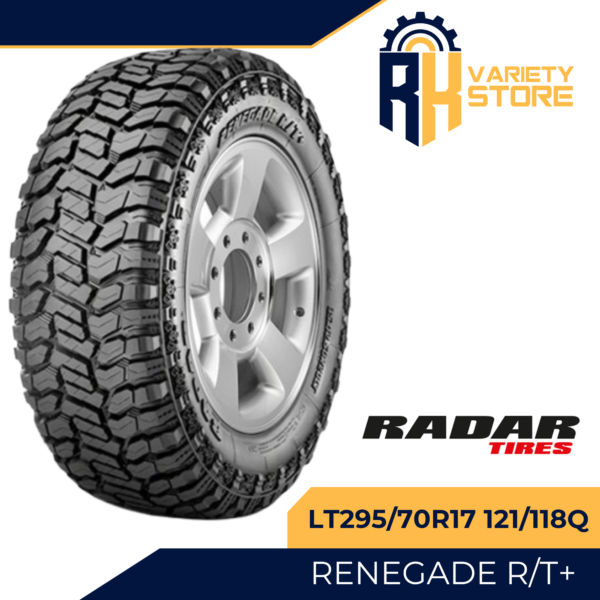 RADAR THAILAND RENEGADE RUGGED TERRAIN TIRES LT295/70R17 121/118Q 295/70R17 RT