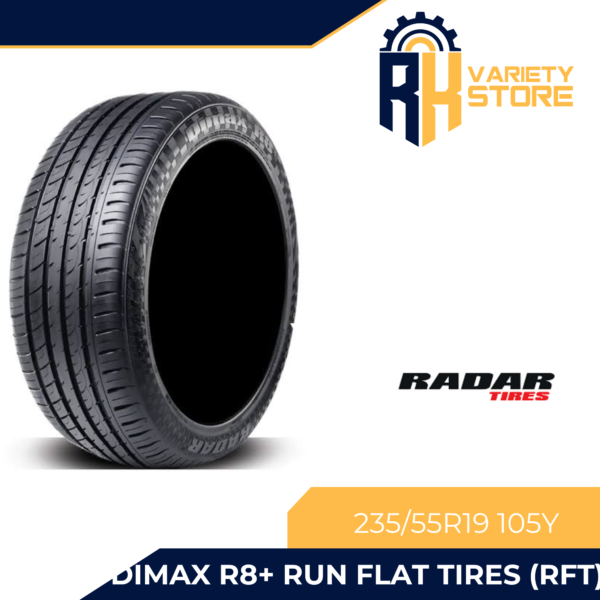 RADAR 235/55R19 105Y XL DIMAX R8+ RUN FLAT TIRES (RFT) CHINA