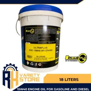 18 LITERS LUBRIGOLD SINGAPORE ULTRA PLUS SAE 15W40 DIESEL AND GASOLINE MINERAL ENGINE OIL API: CF4/SH