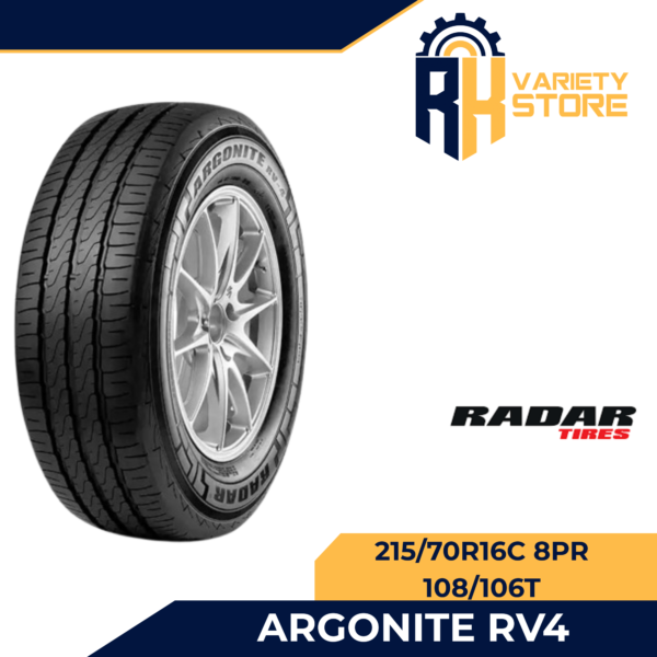 YEAR 2025 RADAR 215/70R16C 8PR 108/106T ARGONITE RV4 CHINA