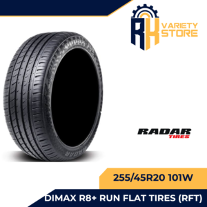 RADAR 255/45R20 101W DIMAX R8+ RUN FLAT TIRES (RFT) CHINA