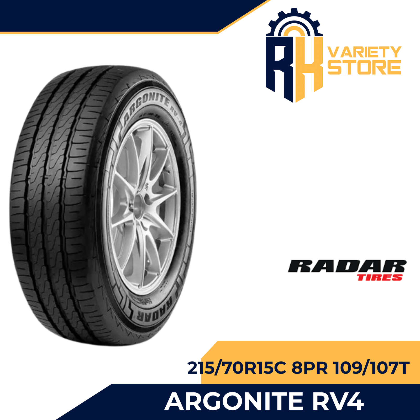 RADAR 215/70R15C 8PR 109/107T ARGONITE RV4 CHINA
