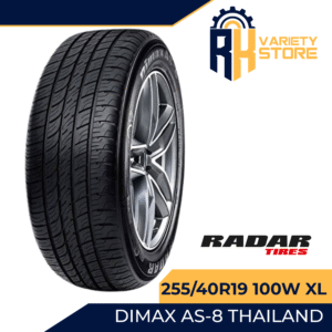 RADAR THAILAND 255/40R19 100W XL DIMAX AS-8 PASSENGER TIRES