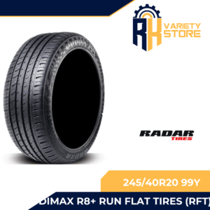 RADAR 245/40R20 99Y XL DIMAX R8+ 
RUN FLAT TIRES (RFT) CHINA