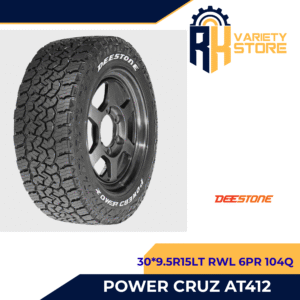 DEESTONE THAILAND LT30*9.5R15 6PR 104Q POWER CRUZ AT 412 SERIES TIRE 30*9.5R15