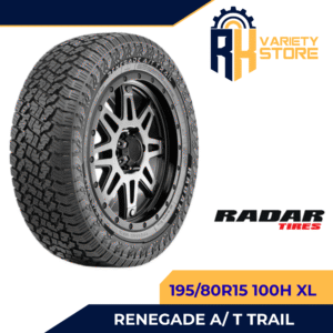 RADAR THAILAND 195/80R15 100H XL RENEGADE A/T TRAIL ALL TERRAIN TIRES