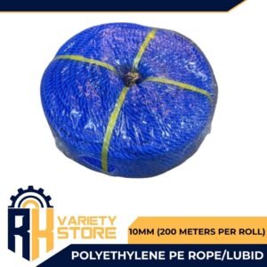 PE ROPE/LUBID/POLYETHYLENE ROPE 10MM*200M (SOLD PER ROLL)
