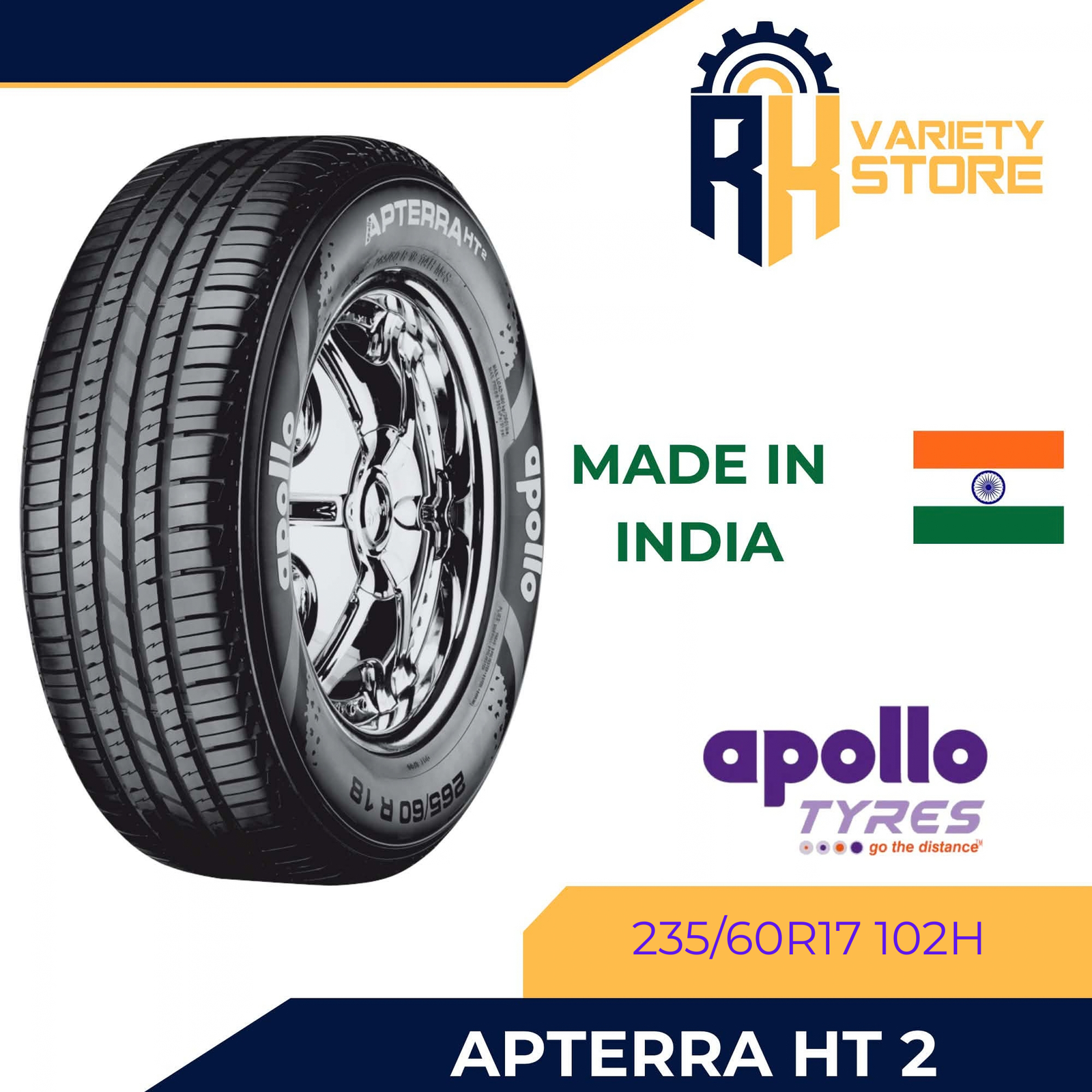 APOLLO 235/60R17 102H APTERRA HT 2 HIGHWAY TERRAIN INDIA