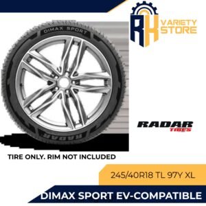 RADAR THAILAND 245/40R18 TL 97Y XL DIMAX SPORT EV COMPATIBLE ULTRA HIGH PERFORMANCE TIRES