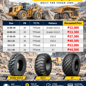 RYDER 23.1-26 16PR E7 TUBE TYPE OTR TIRES
